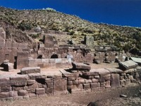 Vestiges d'une pyramide